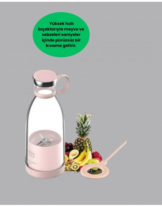 ® Çevre Dostu Cam Gövdeli Kablosuz Smoothie Blender