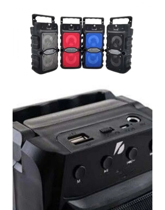 ® Çift Çıkışlı Güçlü Bataryalı Kablosuz Yüksek Ses Kaliteli Bluetooth Hoparlör