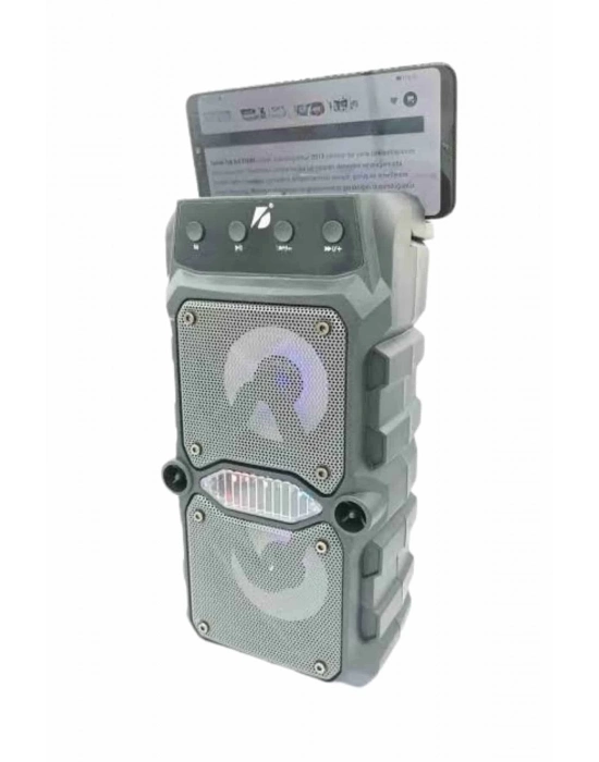 ® Çift Çıkışlı Güçlü Bataryalı Kablosuz Yüksek Ses Kaliteli Bluetooth Hoparlör