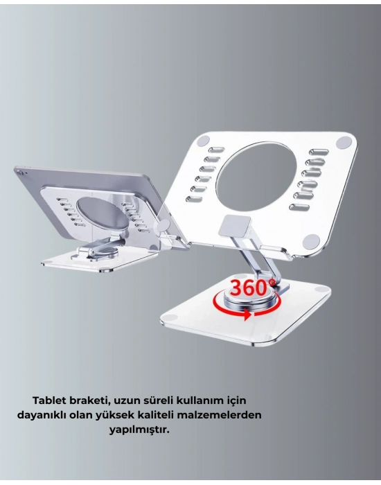 ® Çift Eksenli Ayarlanabilir Tablet Destek Standı