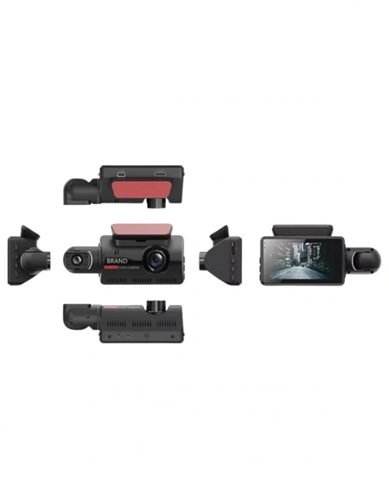 Çift Görüşlü Dashcam – Gece Görüşlü 1080P Araç İçi Güvenlik Kamerası