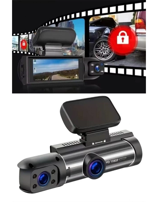 ® Çift Kameralı Araç Kamerası Ön ve Arka Kameralı
