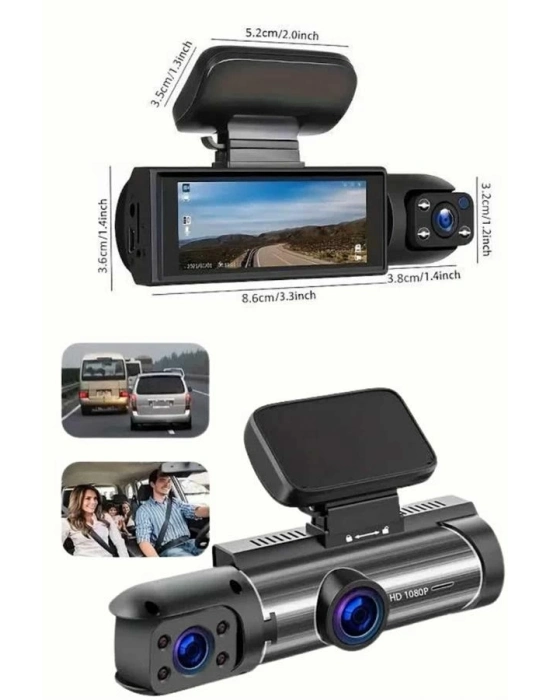 ® Çift Kameralı Araç Kamerası Ön ve Arka Kameralı