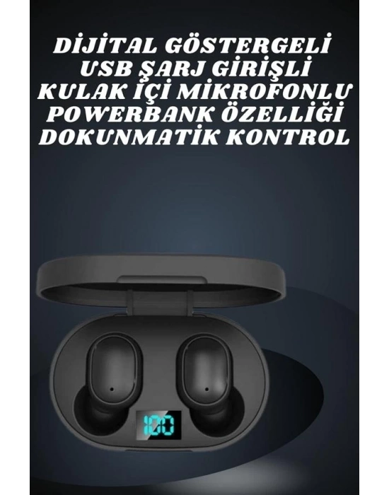 ® Çift Kulaklık Kampanyası Dokunmatik Kontrol Kulak İçi Yüksek Ses Kaliteli Mikrofonlu