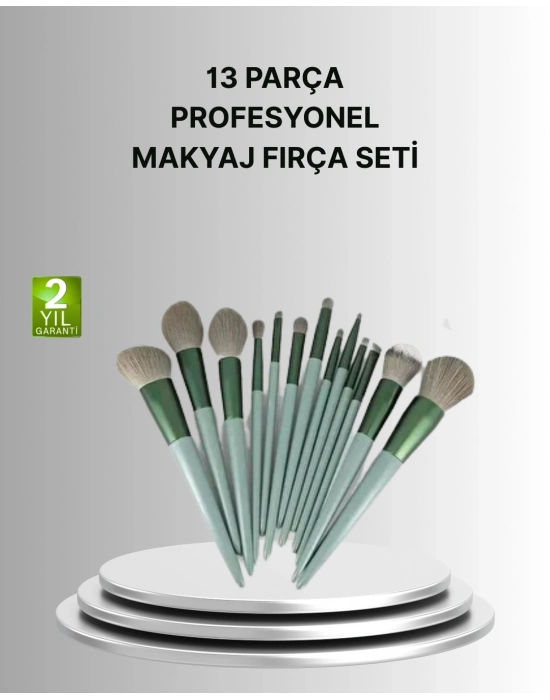 ® Cilt Dostu Profesyonel Makyaj Fırça Seti Pudra ve Fondöten İçin Uygun