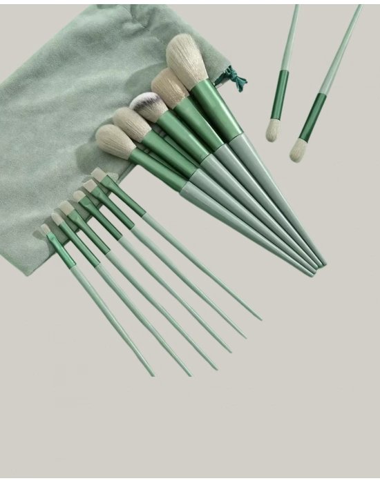 ® Cilt Dostu Profesyonel Makyaj Fırça Seti Pudra ve Fondöten İçin Uygun