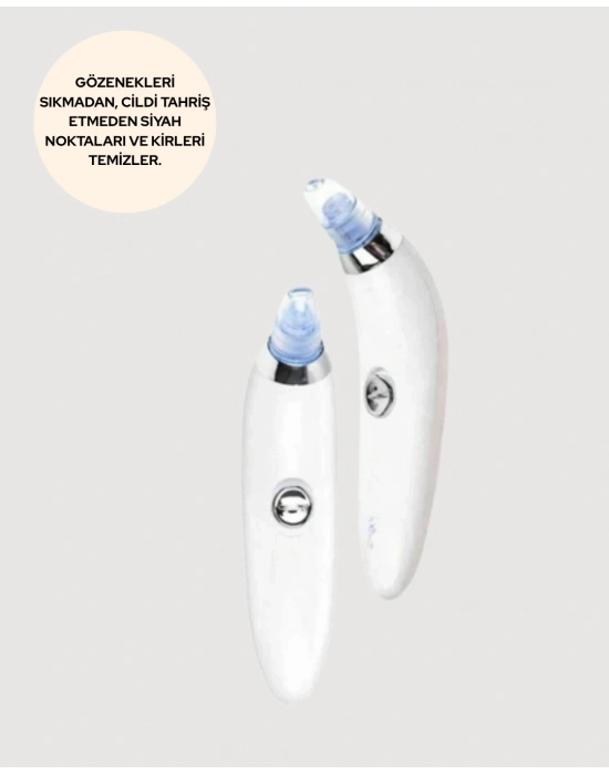 ® Cilt Dostu Vakumlu Siyah Nokta Temizleyici – Siyah Nokta, Yağ ve Makyaj Kalıntılarına Karşı