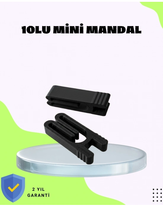 ® Cips Kahve ve Bakliyat İçin Poşet Kapatma Mandalı 10’lu