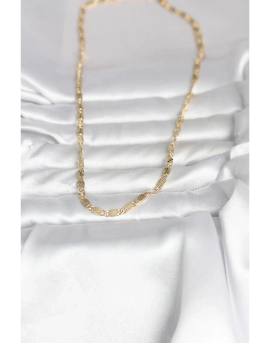 ® CM 14K Gold Renk Lazer Model 45 cm Kadın Kolye