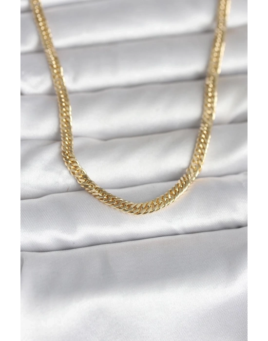 ® CM 14K Gold Renk Zincir Model 45 cm Kadın Kolye