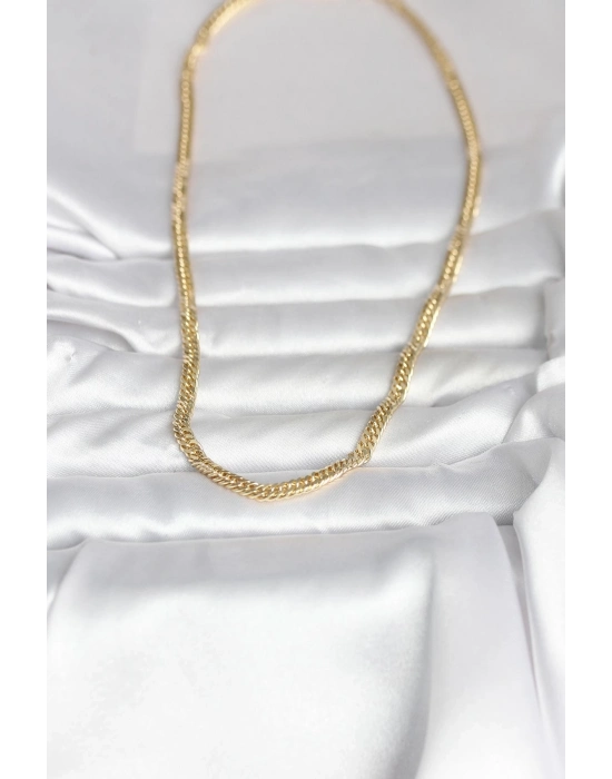 ® CM 14K Gold Renk Zincir Model 45 cm Kadın Kolye