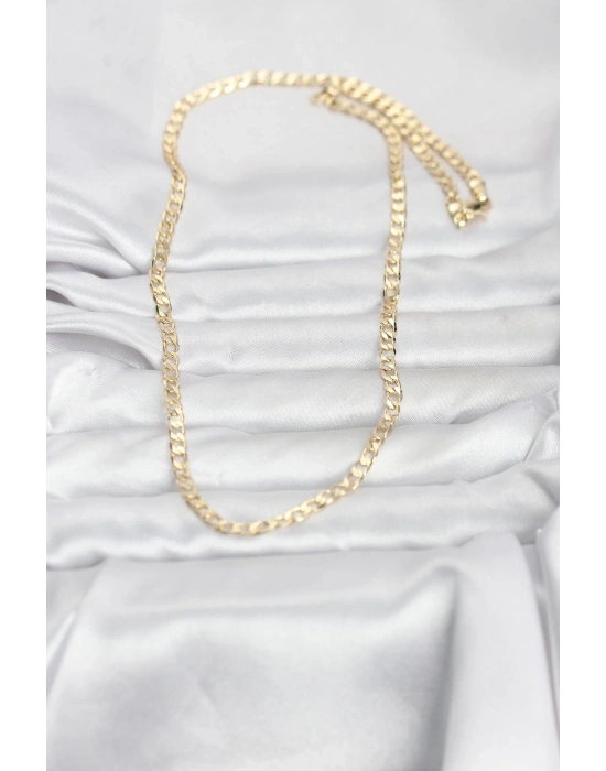 ® CM 14K Gold Renk Zincir Model 60 cm Kadın Kolye