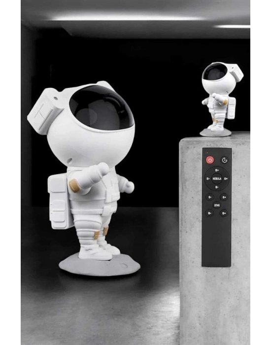 ® Çocuklara Özel Projeksiyon Astronot Lamba Speaker Sevimli