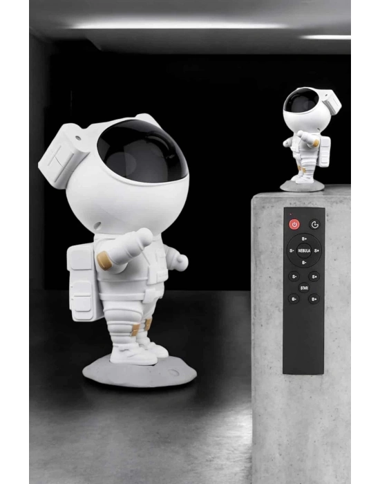 ® Çocuklara Özel Projeksiyon Astronot Lamba Speaker Sevimli