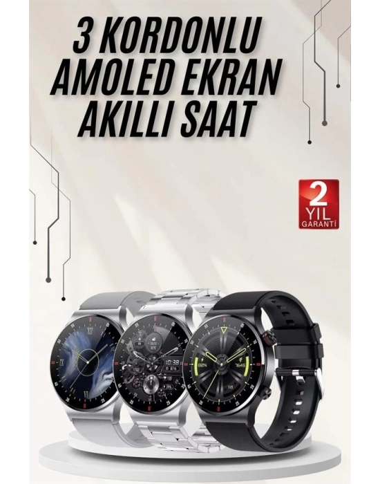 ® Çok Fonksiyonlu Akıllı Saat Bluetooth Bağlantılı Çağrı Cevaplayabilen Uzun Pil Ömrü