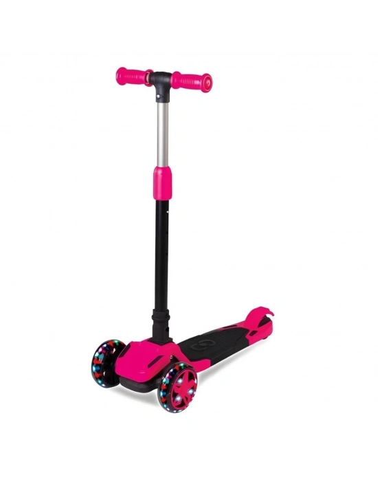 ®  Işıklı Katlanabilir Scooter Pembe