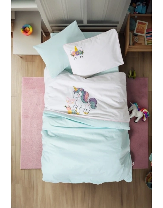 ®   Box Punch Nakışlı Bebek Nevresim Takımı Dolly