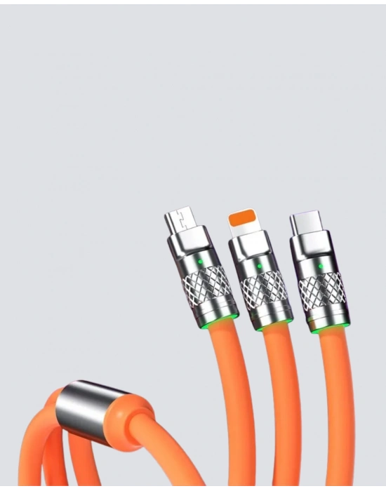 ® Dayanıklı Hızlı Şarj Kablosu – Esnek, Kırılmaz ve Yüksek Hızlı Veri Aktarım Destekli