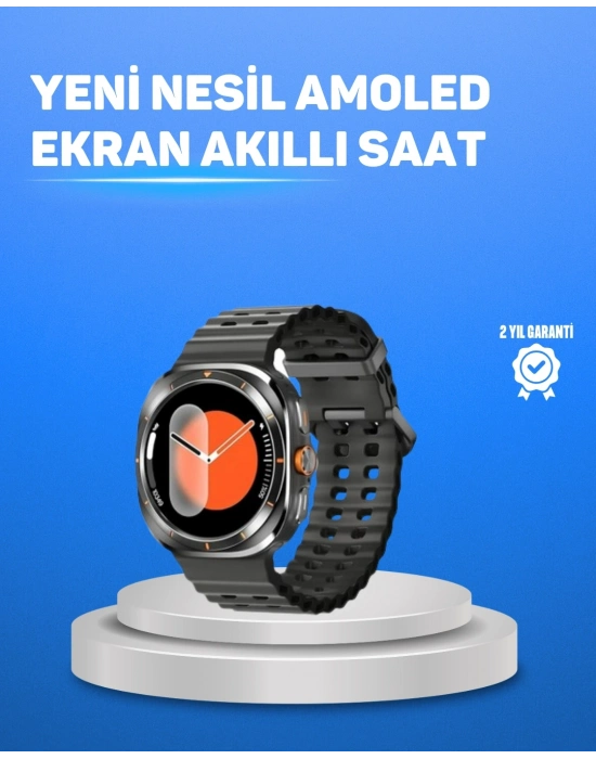 ® Değiştirilebilir Kordonlu Akıllı Saat IPS Ekran ve Bildirim Desteği