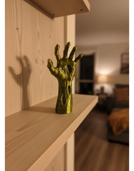 ® Dekoratif El Heykeli 22×7 cm Fantastik Koleksiyonluk Masaüstü Figür