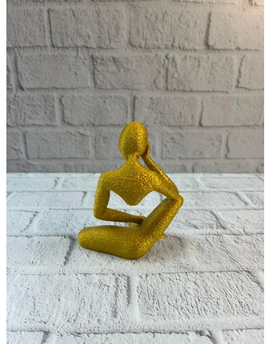 ® DEKORATİF İNSAN FİGÜRÜ SARI