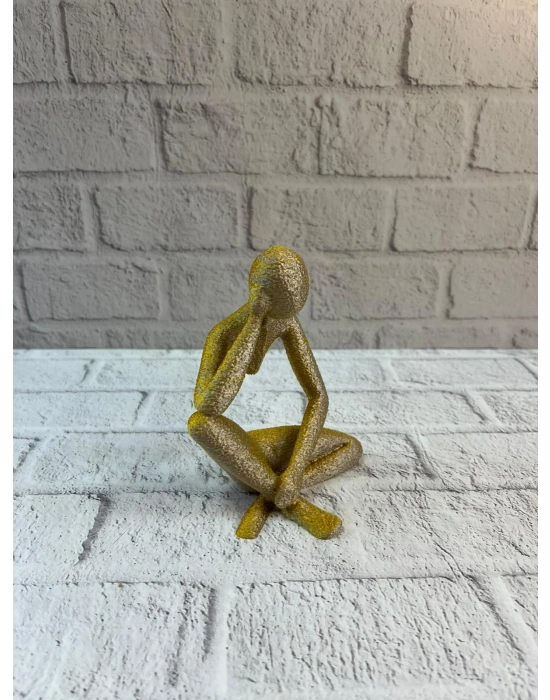 ® DEKORATİF İNSAN FİGÜRÜ SARI