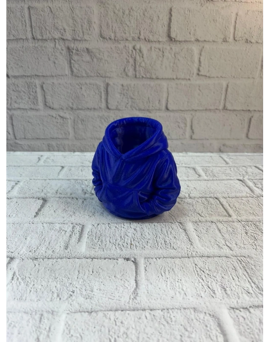 ® Dekoratif Lacivert Hoodie Kalemlik 10x10 cm