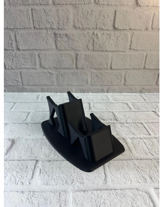 ® Dekoratif Siyah İkili Gamepad Standı 7x18 cm