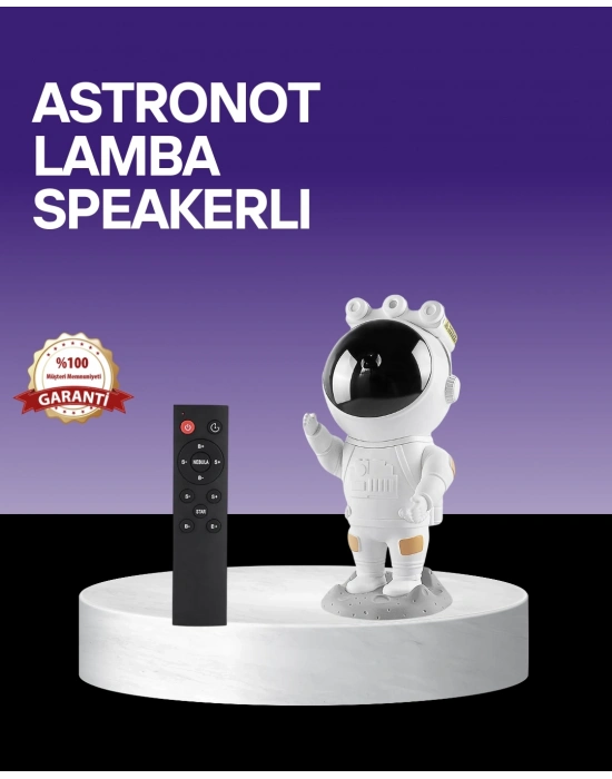 ® Dekoratif ve Fonksiyonel Astronot Projeksiyon Aydınlatma