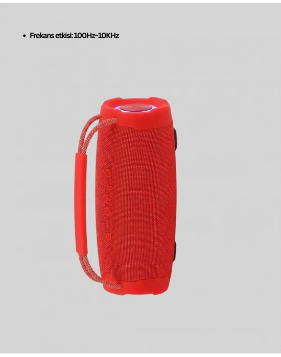 ® Derin Baslı Çift Hoparlörlü Taşınabilir Kablosuz Hoparlör
