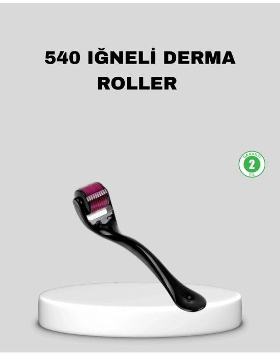® Derma Roller Titanyum İğneli Cilt Yenileyici – Akne ve Kırışıklık Karşıtı