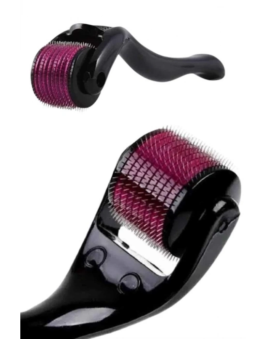® Derma Roller Titanyum Uçlu 540 İğneli 1 Mm Saç Sakal Çıkarma Ve Cilt Bakım Masaj Aleti