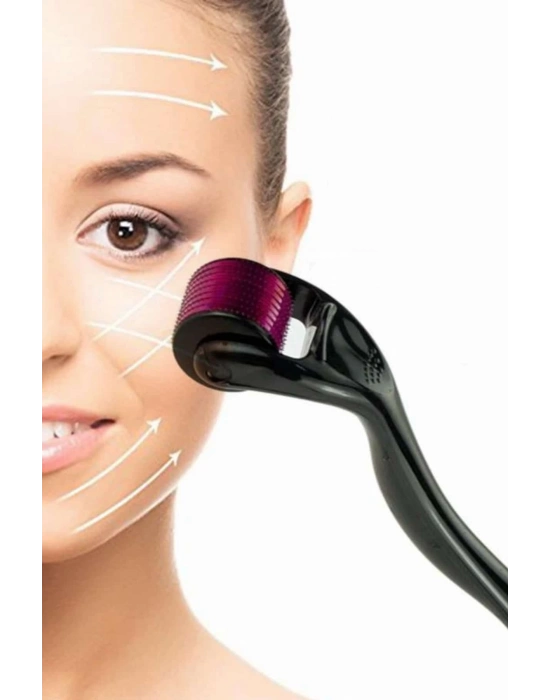 ® Derma Roller Titanyum Uçlu 540 İğneli 1 Mm Saç Sakal Çıkarma Ve Cilt Bakım Masaj Aleti