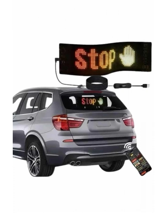 ® Digital Araba Yazısı Ekran Matrix En Büyük Boy Matrix LED Panel 19*96 pıxel