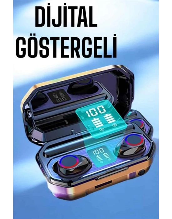 ® Dijital Göstergeli Bluetooth Bağlantılı Kulaklık Dokunmatik Kontrol