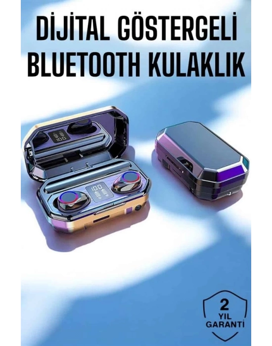 ® Dijital Göstergeli Bluetooth Bağlantılı Kulaklık Dokunmatik Kontrol
