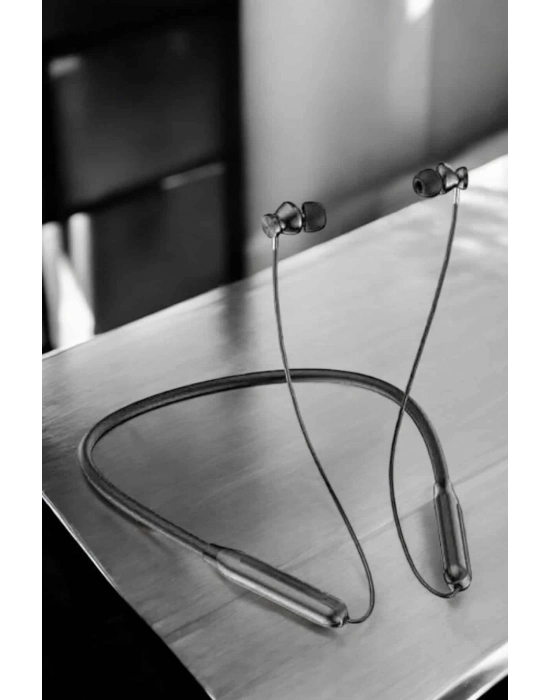 ® Dijital Göstergeli Kulak İçi Kablosuz Bluetooth Kulaklık Boyun Bantlı