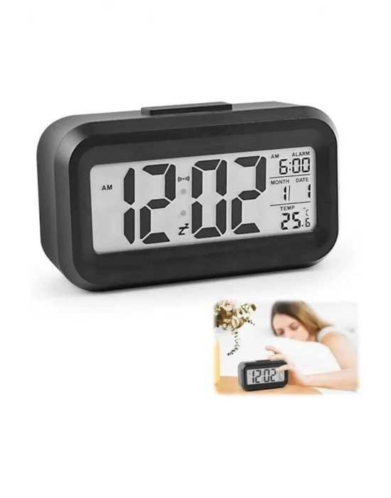 ® Dijital Işıklı Alarmlı Çalışma Masası Ekran Pilli Çalar Saat