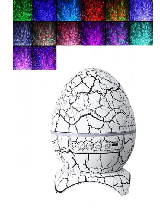 ® Dinozor Speaker Renk Değiştirme Projeksiyon Modu Bluetooth Hoparlör Gece Lambası