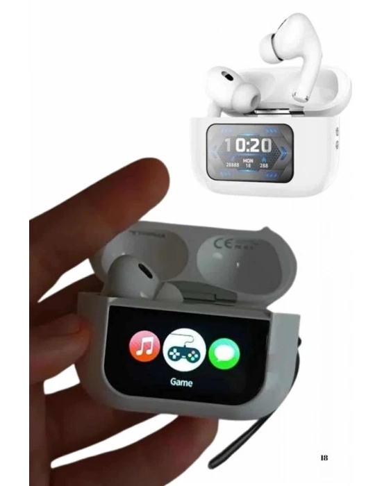 ® Dokunmatik Ekranlı Air Pro 2 ANC Kulaklık Kablosuz Çok Fonksiyonlu