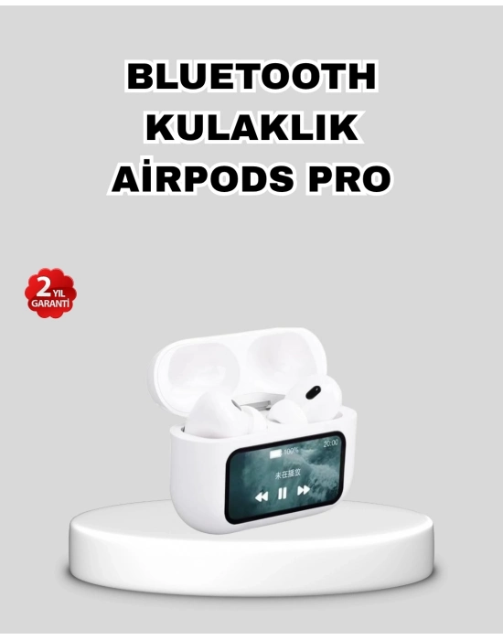 ® Dokunmatik Ekranlı Bluetooth Kulaklık – ANC, Suya Dayanıklı, Powerbank Kutulu