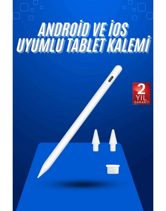® Dokunmatik Kalem Tablet Kalemi Çizim Stylus Kalem Yedek Uçlu