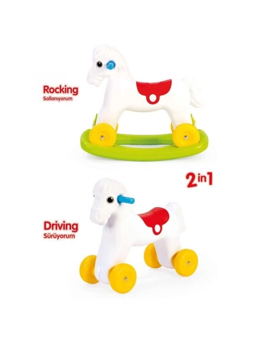 ® Dolu Sallanan Tekerlekli At Kutuda