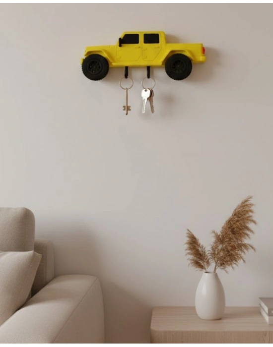 ® Duvara Monte Araba Anahtarlık Dekoratif ve Kullanışlı