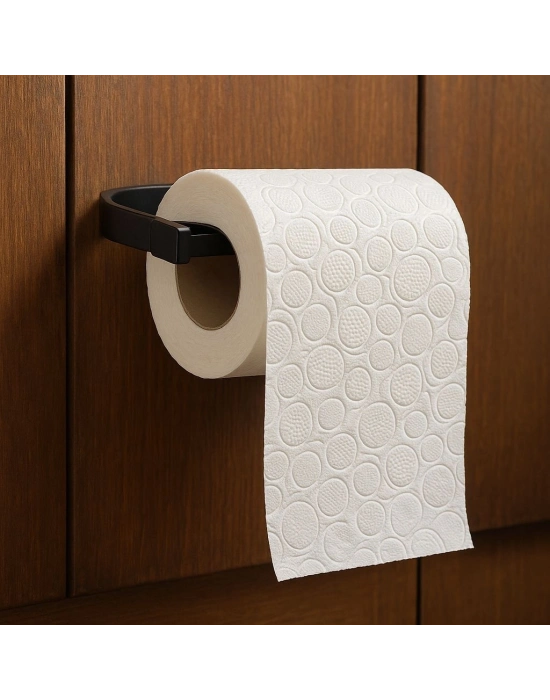 ® Duvara Monte Siyah Peçetelik Minimal Banyo Aksesuarı