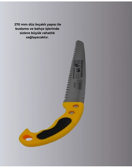 ® Düz Bıçaklı Budama Testeresi Kılıflı Güvenli Tasarım