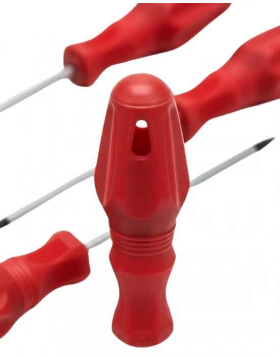 ® Düz ve Yıldız Başlıklı 7li Tornavida Seti Ergonomik Tutma