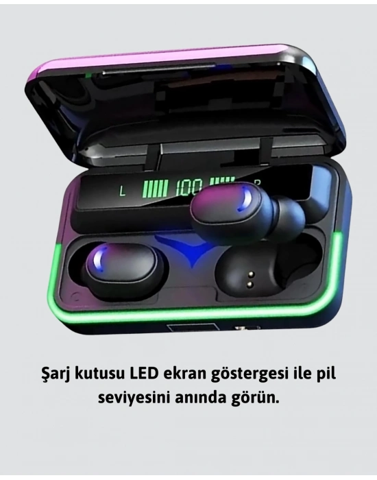 ® E10 Powerbanklı Bluetooth Kulaklık Oyun Modu ve Şık Tasarım