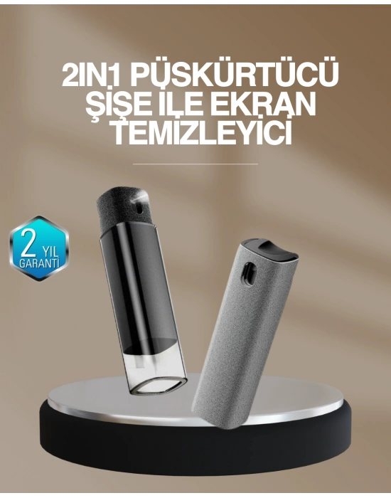 ® Ekran Temizleyici Sis ve Mikrofiber Bez Anti Statik Yağ Çözücü Set