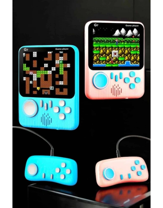 ® El Atarisi 3.5 inç Ekran Çift Konsol 666 Adet Retro Oyun Gamepad